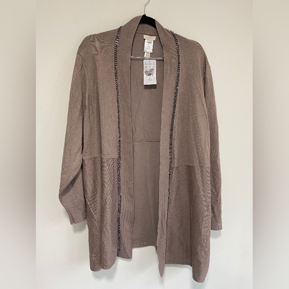 Chain Detail Cardigan - Picture 4 of 6